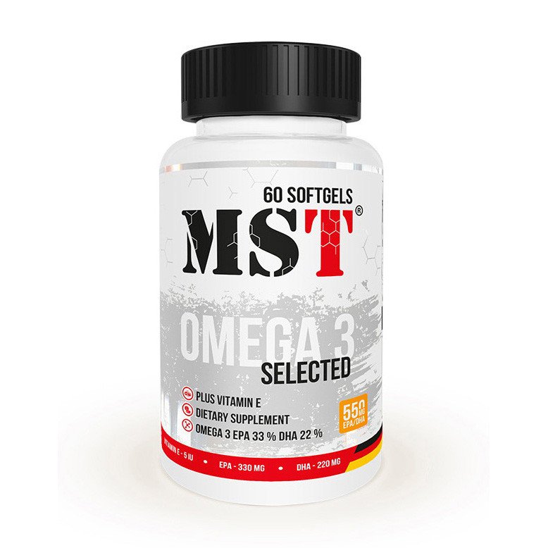 MST Nutrition Омега 3 MST Omega 3 Selected 60 капсул, , 