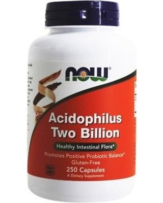 Acidophilus Two Billion, 250 pcs, Now. Special supplements. 