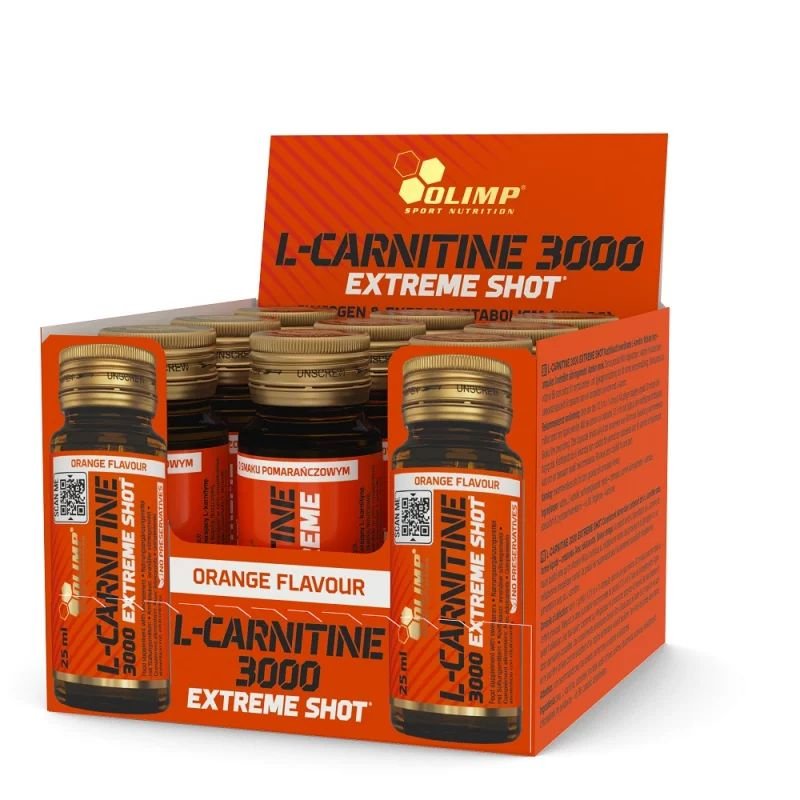 Жиросжигатель Olimp L-Carnitine 3000 Extreme Shot, 9*25 мл Апельсин,  ml, Olimp Labs. Fat Burner. Weight Loss Fat burning 