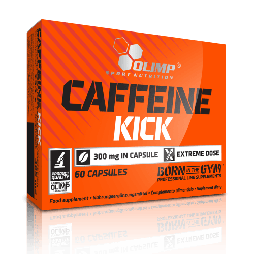 Caffeine Kick, 60 шт, Olimp Labs. Кофеин. Энергия и выносливость Увеличение силы 