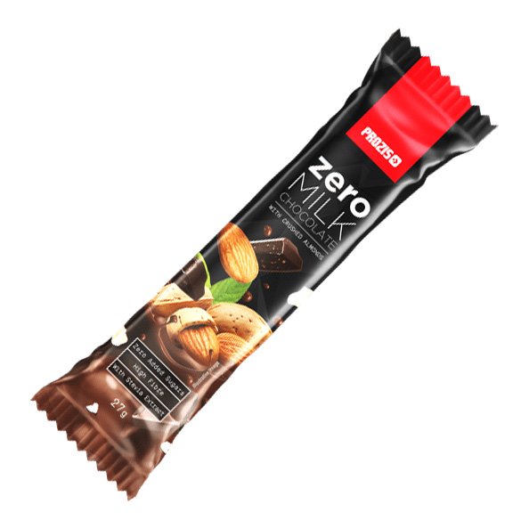 Prozis Батончик Prozis Zero 27 грамм, Milk Chocolate with Almonds, , 27 