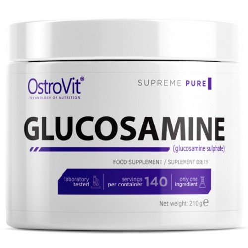 Glucosamine Ostrovit 210g (для здоров'я суглобів та зв'язок),  мл, OstroVit. Хондропротекторы. Поддержание здоровья Укрепление суставов и связок 