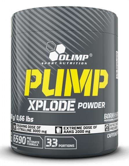 Предтренировочный комплекс Olimp Pump Xplode Powder, 300 грамм Фруктовый пунш,  мл, Olimp Labs. Предтренировочный комплекс. Энергия и выносливость 