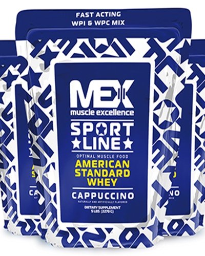 American Standard Whey, 2270 г, MEX Nutrition. Комплекс сывороточных протеинов. 