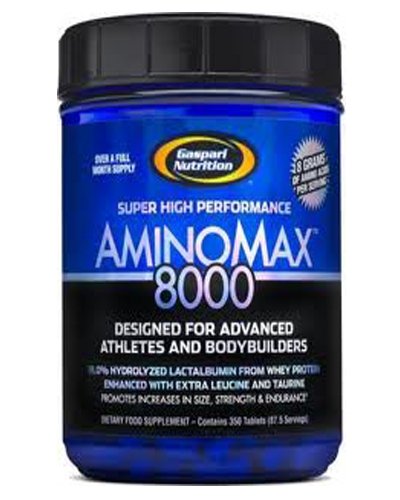 Aminomax 8000, 350 piezas, Gaspari Nutrition. Complejo de aminoácidos. 