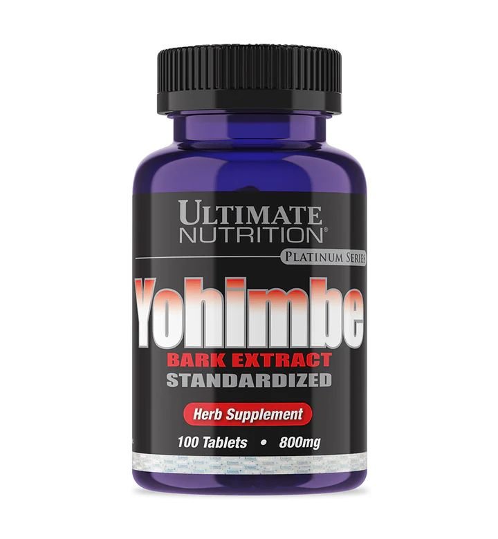 Стимулятор тестостерона Ultimate Yohimbe Bark Extract, 100 таблеток,  мл, Ultimate Nutrition. Бустер тестостерона. Поддержание здоровья Повышение либидо Aнаболические свойства Повышение тестостерона 