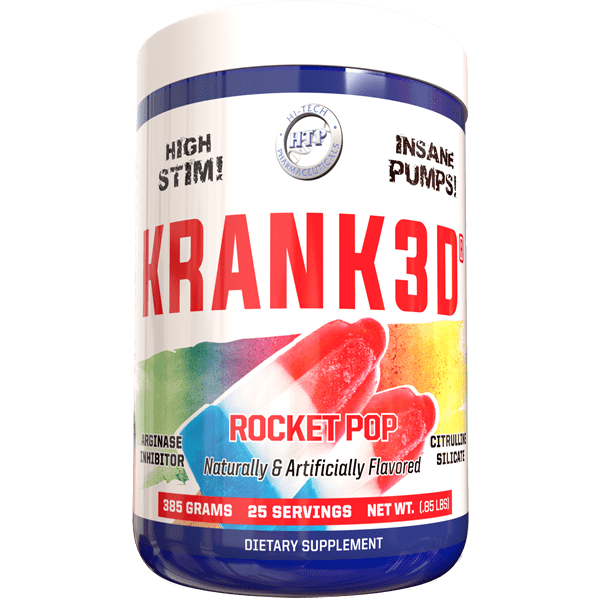 Hi-Tech Pharmaceuticals  Krank3d 385g / 25 servings,  ml, Hi-Tech Pharmaceuticals. Pre Workout. Energy & Endurance 
