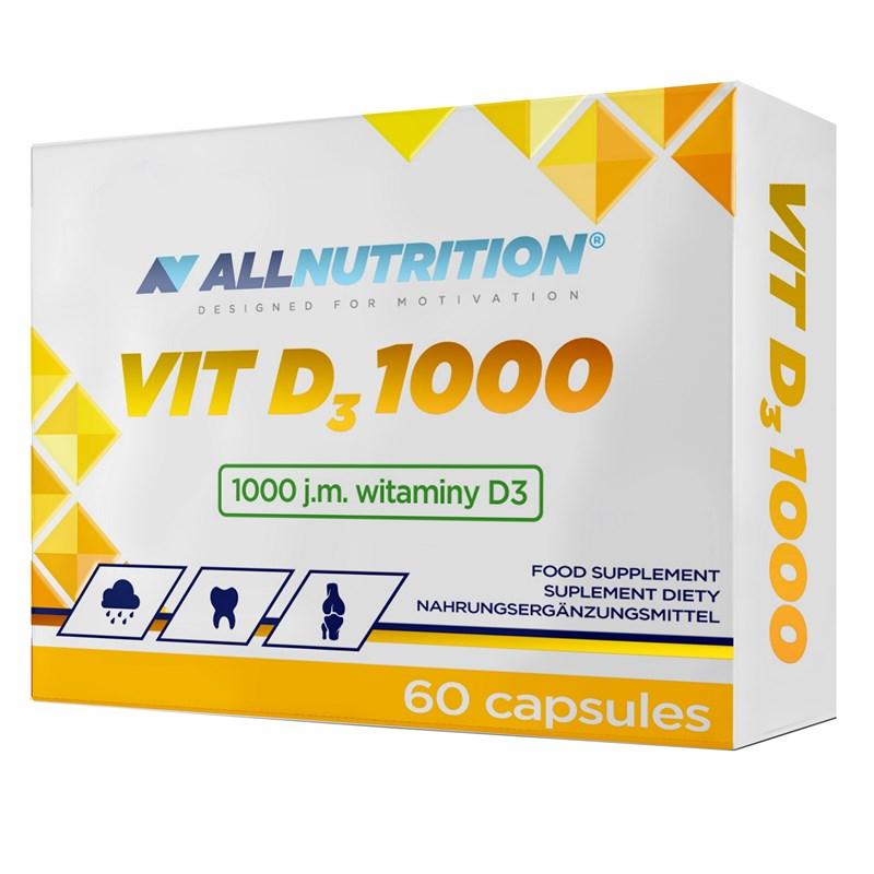 AllNutrition Витамин Д3 AllNutrition VIT D3 1000 (60 капс) алл нутришн, , 