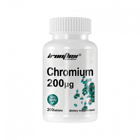 Витамины и минералы IronFlex Chromium 200, 200 таблеток,  ml, IronFlex. Vitamins and minerals. General Health Immunity enhancement 