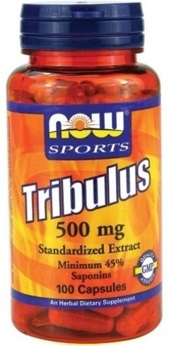 Tribulus 500 mg, 100 шт, Now. Трибулус. Поддержание здоровья Повышение либидо Повышение тестостерона Aнаболические свойства 