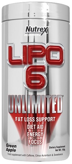 Lipo 6 Unlimited, 150 g, Nutrex Research. Fat Burner. Weight Loss Fat burning 