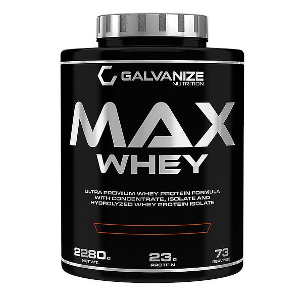 Протеин Galvanize Nutrition Max Whey, 2.28 кг Двойной шоколад,  ml, Galvanize Chrome. Protein. Mass Gain recovery Anti-catabolic properties 