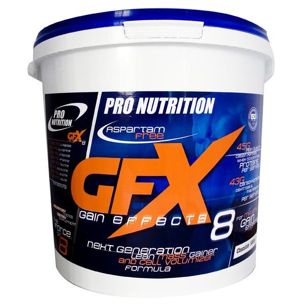 GFX-8, 5000 г, Pro Nutrition. Гейнер. Набор массы Энергия и выносливость Восстановление 