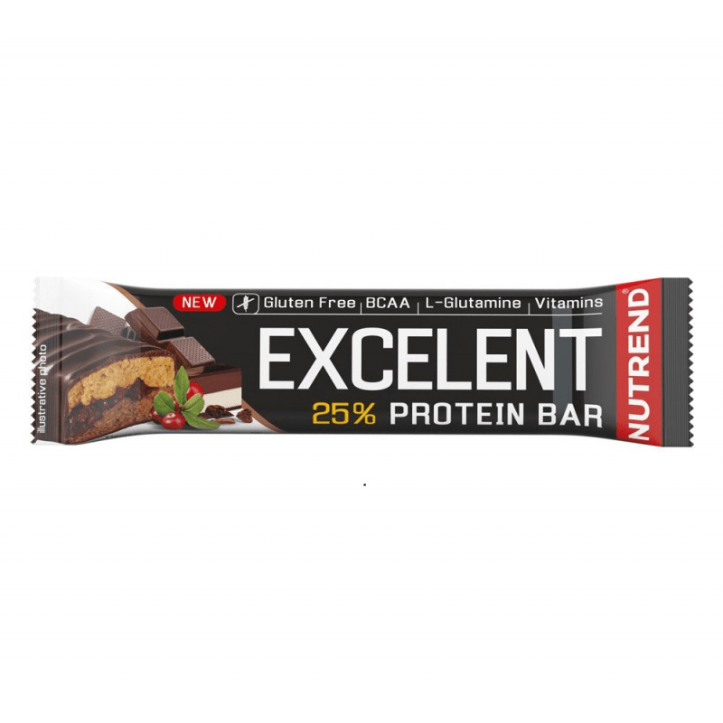 Протеїновий батончик Excelent Protein Bar Double Nutrend 85 g Chocolate Nougat,  ml, Nutrend. Bares. 