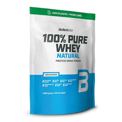 BioTech Протеин BioTech 100% Pure Whey Natural, 1 кг, , 1000 