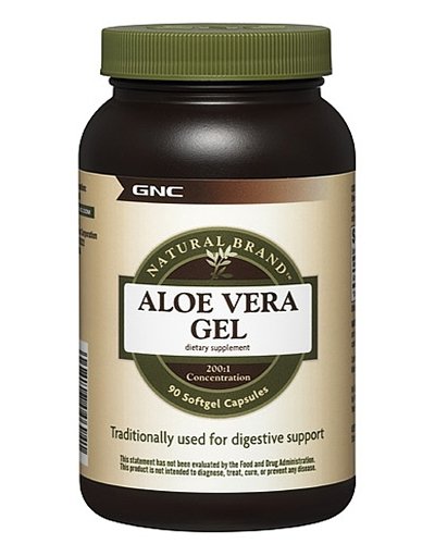 Aloe Vera Gel, 90 pcs, GNC. Special supplements. 