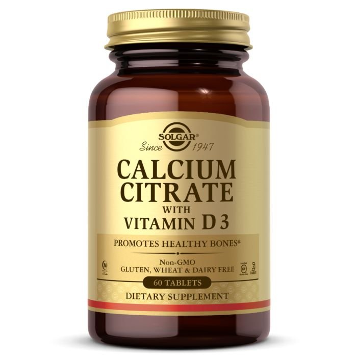 Solgar Витамины и минералы Solgar Calcium Citrate with Vitamin D3, 60 таблеток, , 
