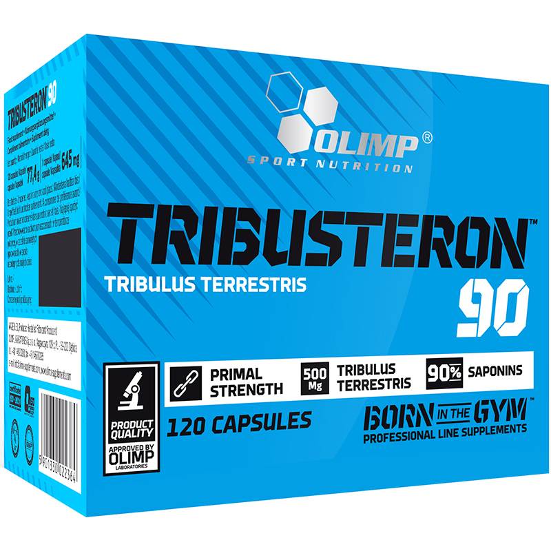 Стимулятор тестостерона Olimp Tribusteron 90, 120 капсул,  мл, Olimp Labs. Трибулус. Поддержание здоровья Повышение либидо Повышение тестостерона Aнаболические свойства 