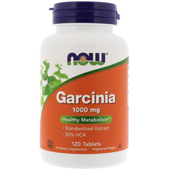 Now Екстракт гарцинії камбоджійської NOW Foods Garcinia 1000 mg 120 Tabs, , 120 шт.