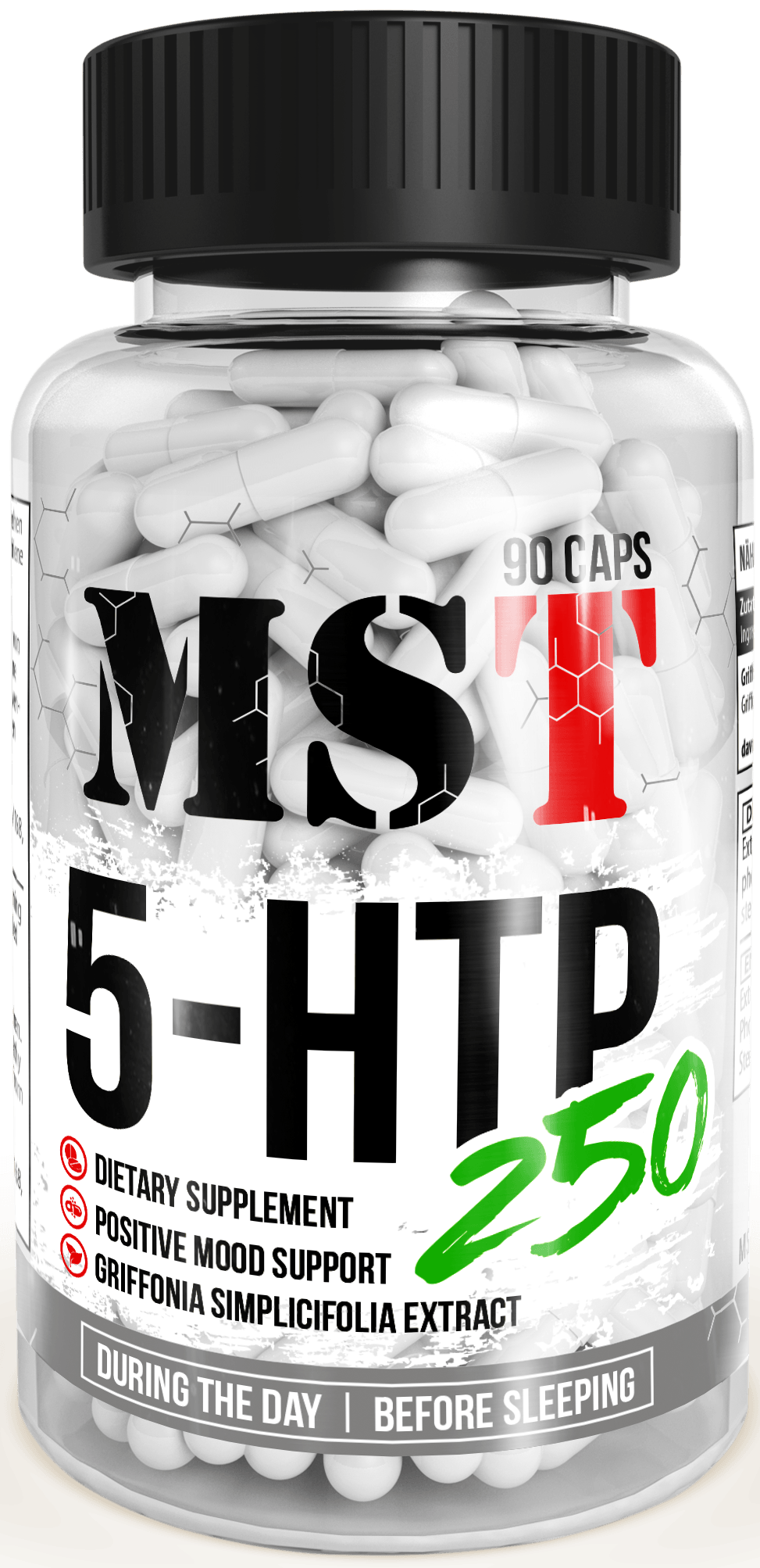 5-HTP 250, 90 шт, MST Nutrition. 5-HTP. 
