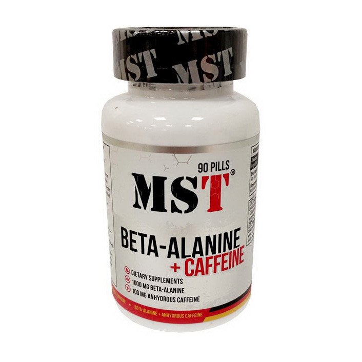 MST Nutrition Бета аланин MST Beta-Alanine + caffeine (90 капсул) мст, , 
