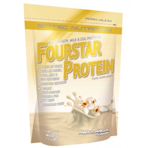 Fourstar Protein, 500 г, Scitec Nutrition. Комплексный протеин. 