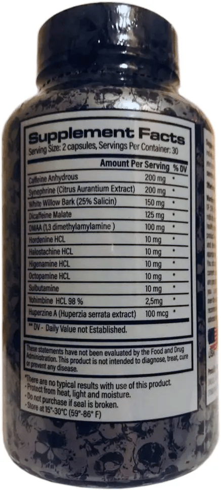 SKULL LABS Skull Labs Ultimate Fat Killer Ripper 60 шт. / 60 servings,  мл, Skull Labs. Жиросжигатель