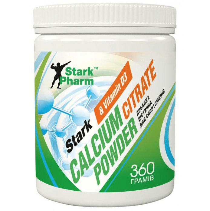 Stark Pharm Calcium Citrate Powder (кальцій цитрат) Stark Pharm 360 грам, , 