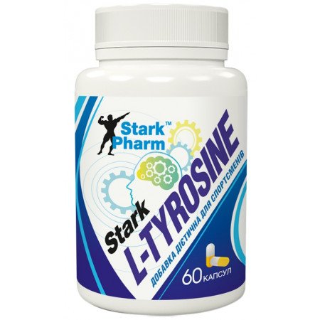 Аминокислота Stark Pharm Stark L-Tyrosine, 60 капсул,  ml, Real Pharm. Amino Acids. 