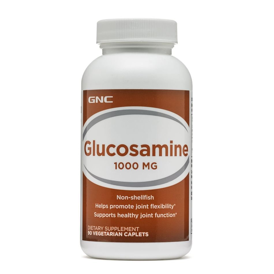 Для суставов и связок GNC Glucosamine 1000, 90 каплет,  мл, GNC. Хондропротекторы. Поддержание здоровья Укрепление суставов и связок 
