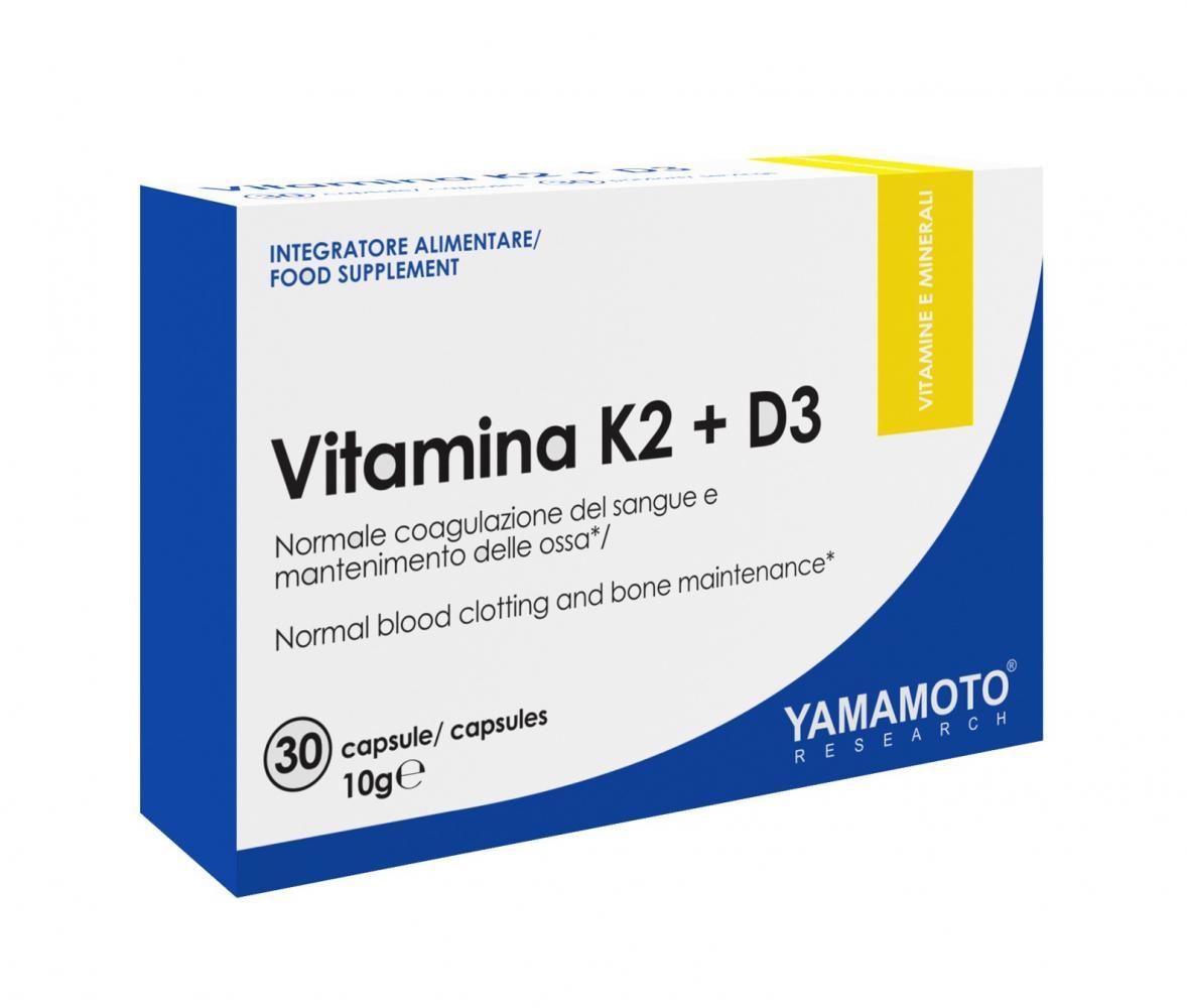 Yamamoto Nutrition Витамин К2 и Д3 Yamamoto nutrition Vitamina K2 + D3 (30 капс) ямамото, , 