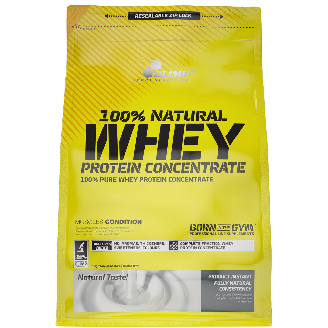 Olimp Labs Сывороточный протеин концентрат Olimp 100% Natural Whey Protein Concentrate (700 г) олимп natural, , 0.7 