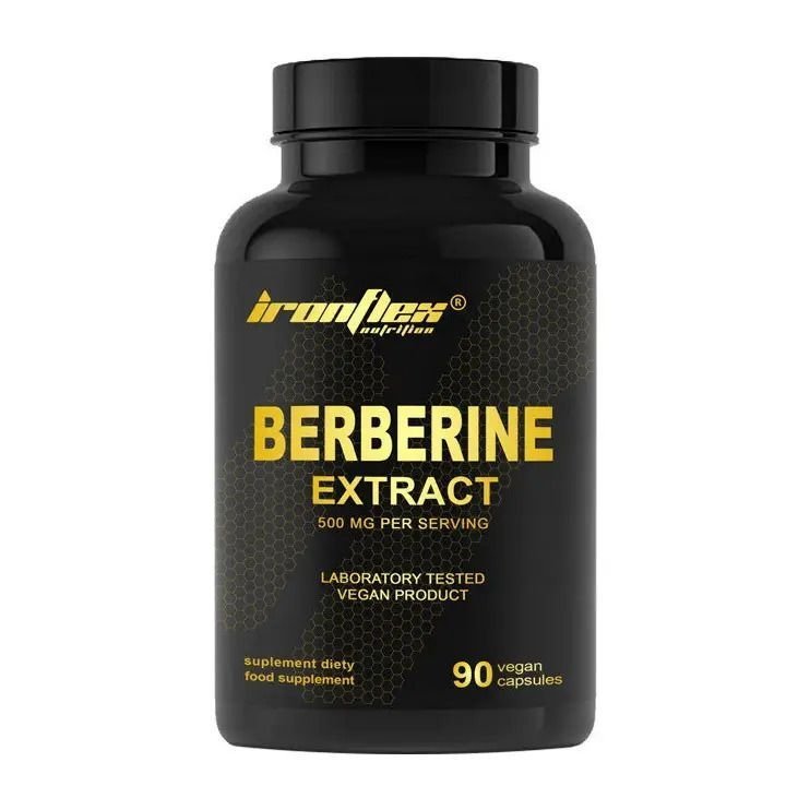 IronFlex Натуральная добавка IronFlex Berberine Extract, 90 капсул, , 