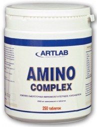 Amino Complex, 250 piezas, Artlab. Complejo de aminoácidos. 