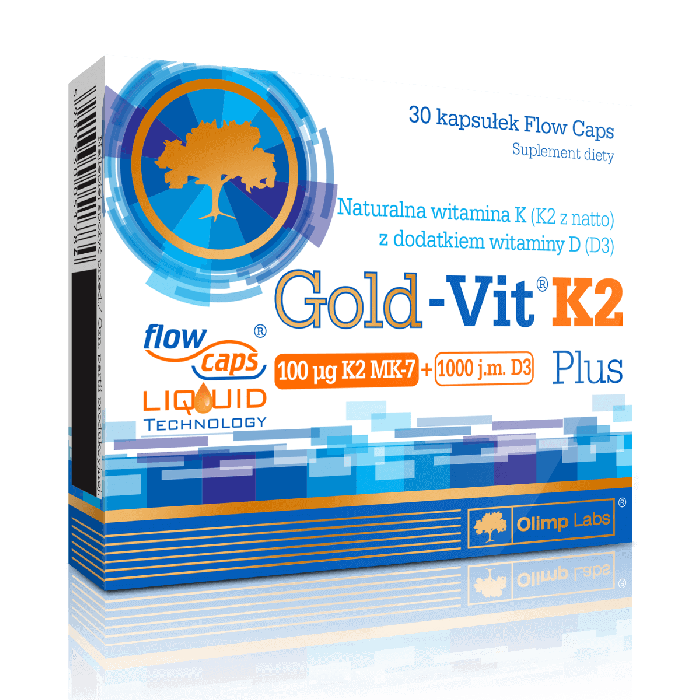 Витамин К-2 OLIMP Gold Vit K2 Plus (30 капс) олимп,  мл, Olimp Labs. Витамин K. Поддержание здоровья 