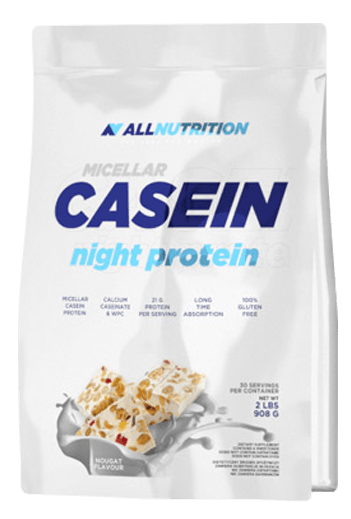 Micellar Casein Night Protein, 908 г, AllNutrition. Казеин. Снижение веса 