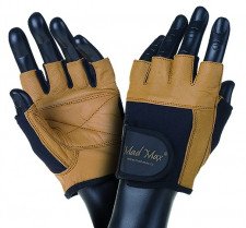 MadMax Перчатки для фитнеса Mad Max Fitness MFG 444 (размер XL) мед макс brown, , 