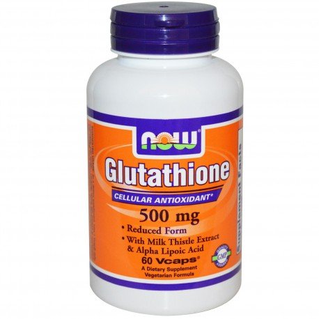 Glutathione 500 mg, 60 шт, Now. Спец препараты. 