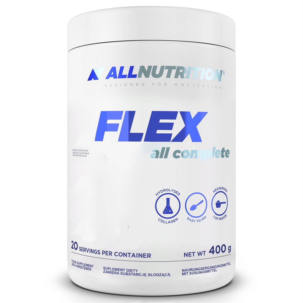 Для суставов и связок AllNutrition Flex All Complete, 400 грамм Ананас,  ml, AllNutrition. For joints and ligaments. General Health Ligament and Joint strengthening 