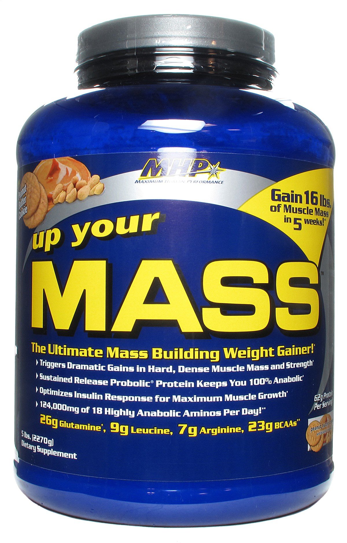 Up Your Mass, 2270 g, MHP. Gainer. Mass Gain Energy & Endurance स्वास्थ्य लाभ 
