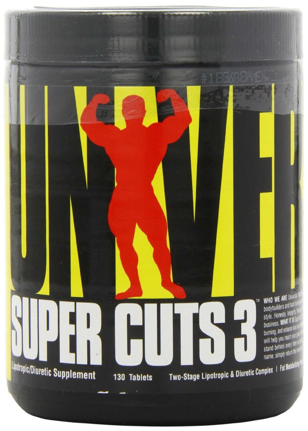Super Cuts3, 130 шт, Universal Nutrition. Жиросжигатель. Снижение веса Сжигание жира 