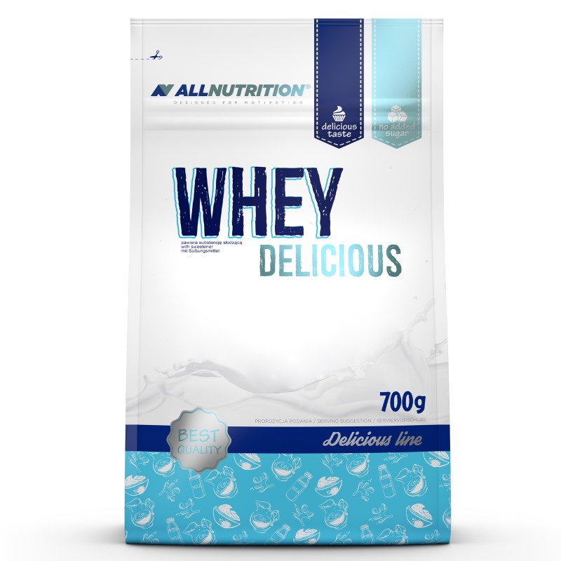 AllNutrition Протеин AllNutrition Whey Delicious, 700 грамм Клубничный чизкейк, , 700 грамм
