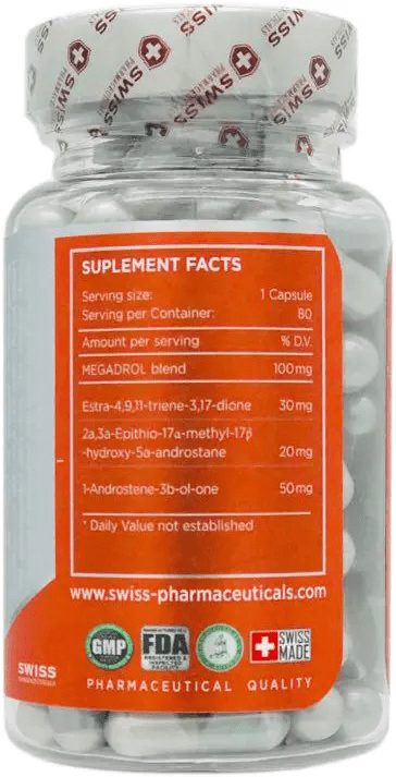 SWISS PHARMACEUTICALS  Megadrol 80 шт. / 80 servings,  ml, Swiss Pharmaceuticals. Special supplements