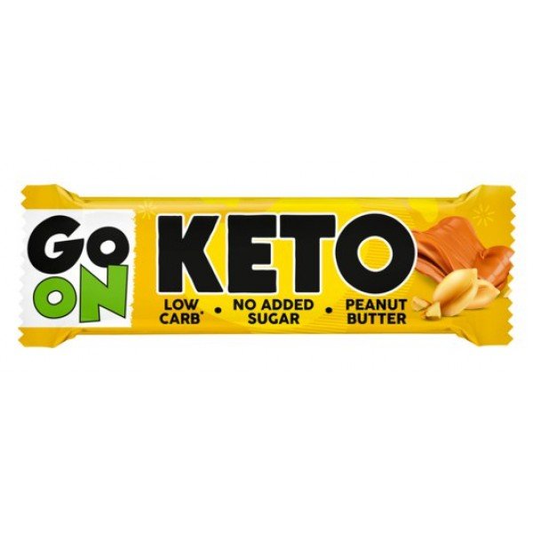 Батончик GoOn Nutrition Keto Bar, 50 грамм Арахисовая паста,  ml, Go On Nutrition. Bares. 