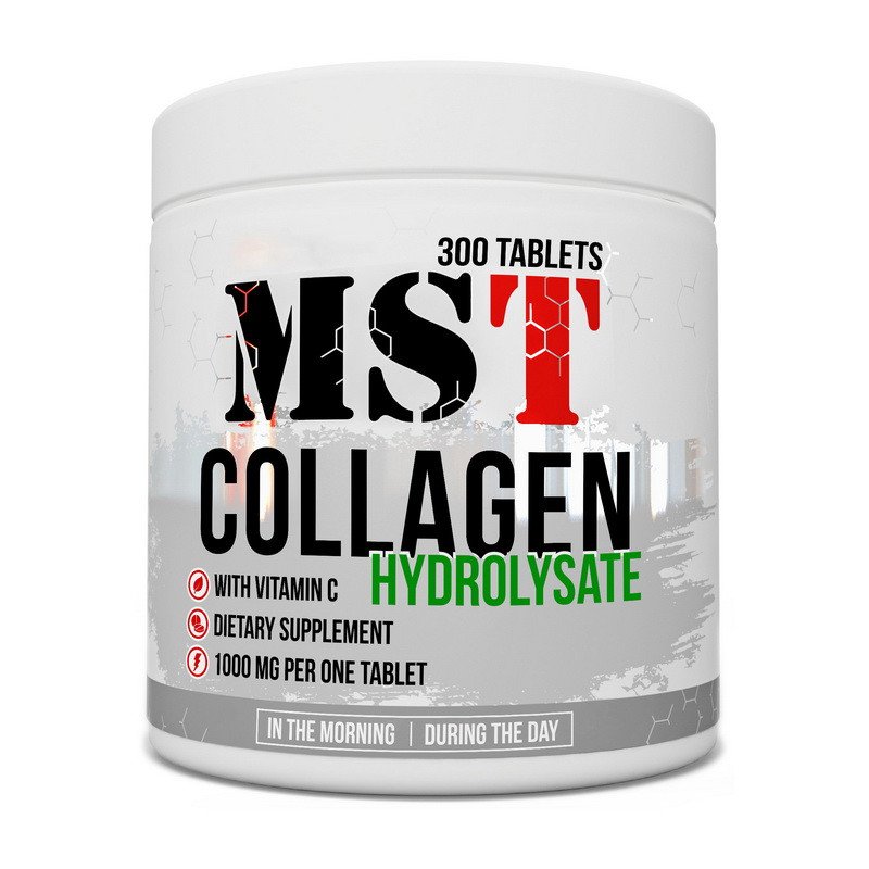 MST Nutrition Коллаген MST Collagen hydrolysate 300 таблеток, , 
