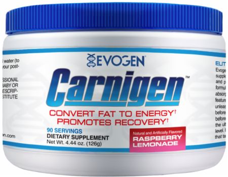 Carnigen, 126 g, Evogen. L-carnitine. Weight Loss General Health Detoxification Stress resistance Lowering cholesterol Antioxidant properties 