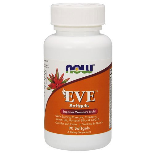 NOW Eve Women's Multiple Vitamin Softgels 90 капс Без вкуса,  мл, Now. Витамины и минералы. Поддержание здоровья Укрепление иммунитета 