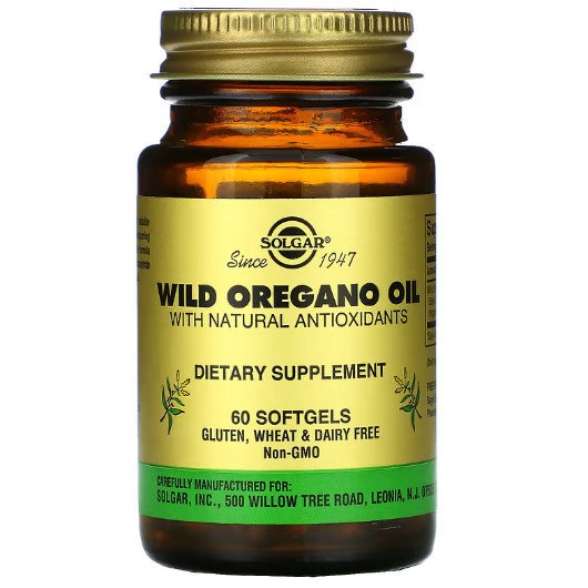 Solgar Wild Oregano Oil 60 Softgels,  ml, Solgar. Special supplements. 