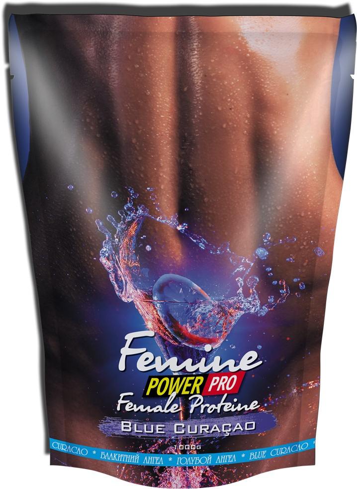 Протеин Power Pro Femine Protein, 1 кг blue curacao,  мл, Power Pro. Протеин. Набор массы Восстановление Антикатаболические свойства 