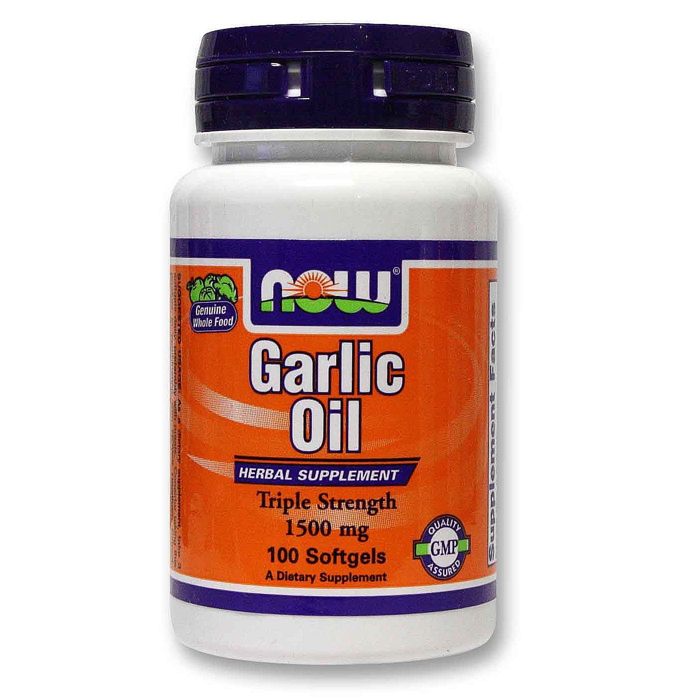 Garlic Oil, 100 pcs, Now. Special supplements. 